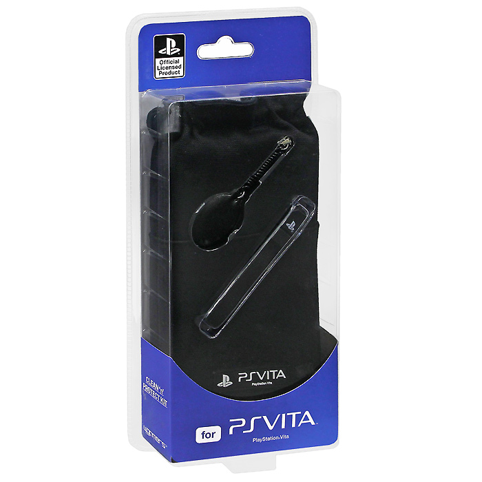 Чехол для PS Vita (черный)SPC9003BLK Чехол для PS Vita (черный)SPC9003BLKЧехол спортивного типа с уникальной чистящей внутренней отделкой надежно защитит вашу Sony PlayStation Vita от загрязнения, потертостей и других повреждений.Тесьма-завязка с фиксаторомРемешок на запястьеОсобый брелок для протирки экрана