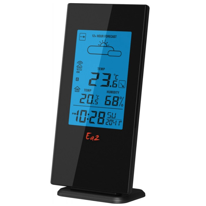 Ea2 BL503BL503 Ea2 BL503BL503Метеостанция Ea2 BL503 с беспроводным внешним датчиком и функцией прогноза погоды.Барометрический прогноз погодыСохранение температурных значенийКалендарьВыносной датчик: беспроводной, радиус приема 30 мМаксимальное число датчиков: 3Индикация уровня зарядаНастенное креплениеЗвуковая индикацияПитание: 3 х ААА (основной блок), 2 х ААА (датчик)