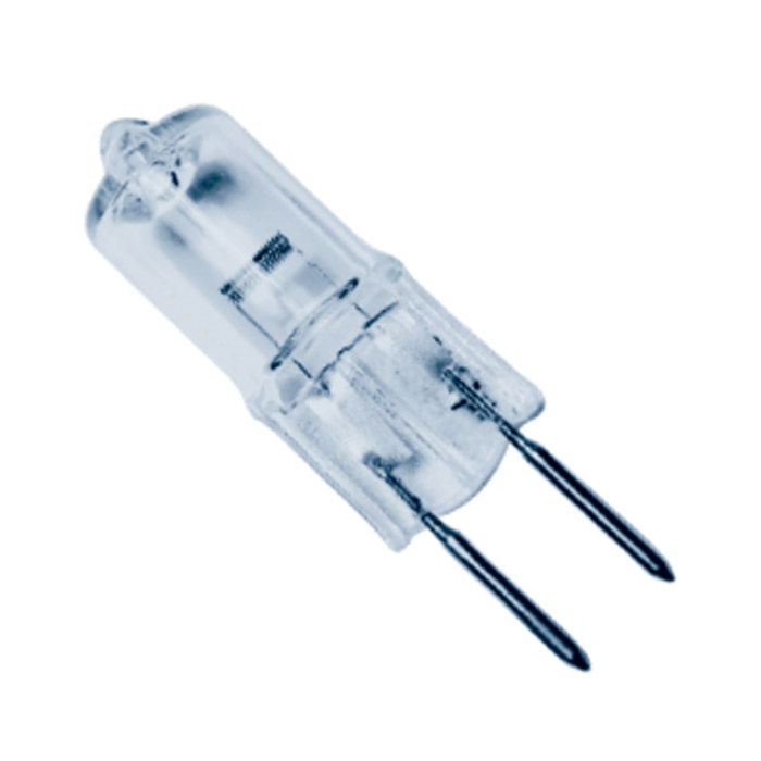 ЭРА GY6.35-JC-50W-12VC0027372 ЭРА GY6.35-JC-50W-12VC0027372Низковольтные галогенные лампы без отражателя ЭРА GY6.35-JC-50W-12V отличает экономичность, длительный срок службы и компактный размер.Галогенные лампы - это следующая, после ламп накаливания, ступень эволюции светотехники. Благодаря добавлению паров галогенов (йода или брома) в инертный газ, удается избежать оседания частиц вольфрама на колбе лампы, а это в свою очередь делает лампу гораздо ярче и увеличивает срок ее службы на 20-30% за счет большей сохранности нити накаливания.Галогенные лампы широко используются в тех светильниках, где применение обычных ламп невозможно из-за особенностей конструкции, например, в дизайнерских люстрах, бра и торшерах, в точечной подсветке, в ограниченном пространстве (освещение холодильников, багажников и бардачков автомобилей) и т.д. Разнообразие форм, размеров и способов крепления галогенных ламп позволяет подобрать любую комбинацию для самых неординарных решений по освещению интерьера.