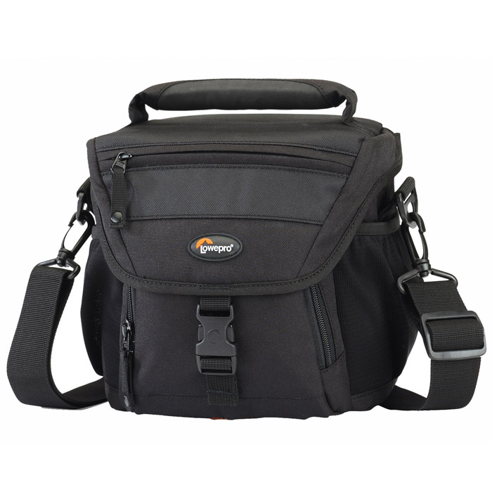 Lowepro Nova 160 AW, BlackNova 160 AW черный Lowepro Nova 160 AW, BlackNova 160 AW черныйКомпактная сумка Lowepro Nova 160 AW предназначена для удобной переноски цифровой зеркальной фотокамеры, сменных объёктивов, карт памяти и прочих аксессуаров. Всепогодный защитный чехол предохраняет сумку и её содержимое во время работы в сложных погодных условиях. Сумку можно закрепить на поясе или носить в руке или на плече.