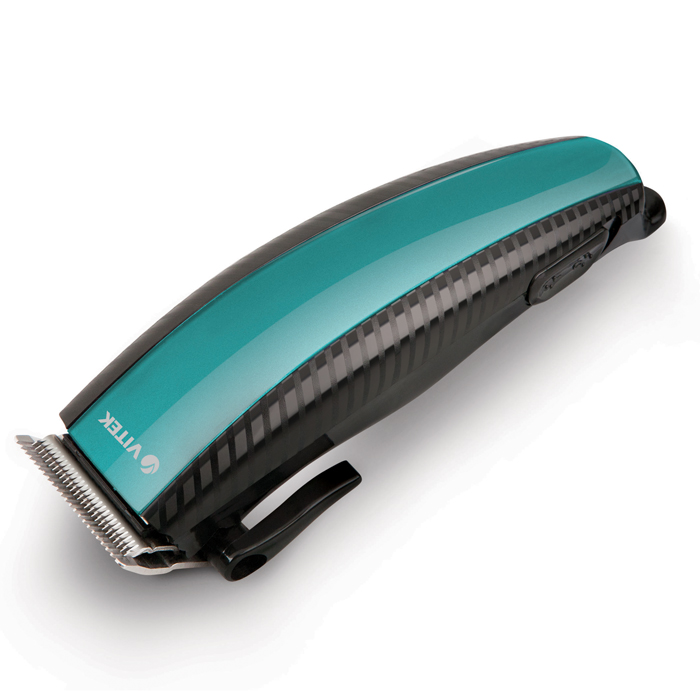 Vitek VT-1357, Green1357-VT-03 Vitek VT-1357, Green1357-VT-03Вам нравятся элегантные, простые и удобные в работе вещи? В этом случае Вы не будете сожалеть о такой покупке, как набор для стрижки VITEK VT-1357 VT. Корпус этой модели покрашен в привлекательный фиолетовый цвет, который понравится большинству пользователей. Также стоит сказать, что работать с этой моделью будет особенно легко и просто. Ведь набор для стрижки VITEK VT-1357 VT укомплектован четырьмя различными насадками, которые позволят легко регулировать, до какой длины Вы хотите срезать волосы. Кроме того, эту длину можно регулировать при помощи специального регулятора. Вы без труда будете срезать волосы до 3-12 миллиметров.