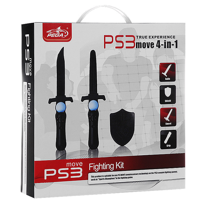Набор аксессуаров 4 в 1 Fighting Kit для PS MovePG-PM006 Набор аксессуаров 4 в 1 Fighting Kit для PS MovePG-PM006Комплект контроллеров–насадок на PS Move добавят ощущение реалистичности в играх для PlayStation 3.