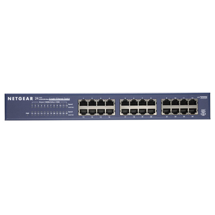 NetGear JGS524-200EUS коммутаторJGS524-200EUS NetGear JGS524-200EUS коммутаторJGS524-200EUSГигабитный коммутатор NetGear JGS524-200EUS выводит офисную сеть на новые уровни скорости и емкости, не выходя за рамки бюджета. Обеспечивающий до 48 Gbps полосы пропускания этот 24-портовый коммутатор может передавать через один порт до 2000 Mbps.