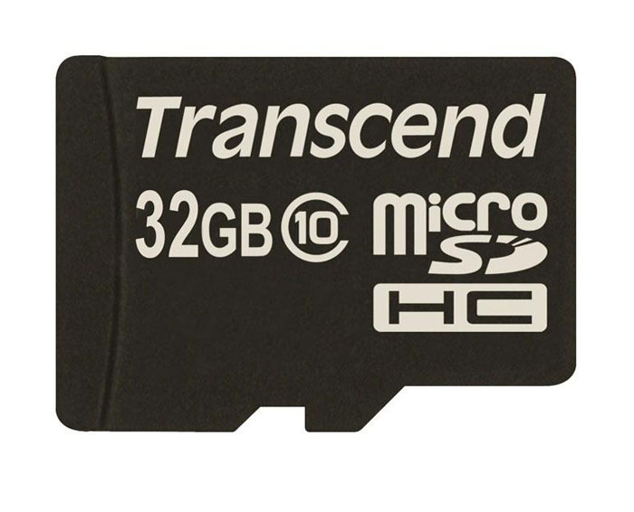 Transcend microSDHC Class 10 32GB карта памяти (TS32GUSDC10)TS32GUSDC10 Transcend microSDHC Class 10 32GB карта памяти (TS32GUSDC10)TS32GUSDC10Карта памяти Transcend microSDHC Class 10 обладает отличными рабочими характеристиками при размере всего лишь 1/10 от размера SD карты. Продукт отличает необычайная скорость класса 10, представленная Ассоциацией SD карт в качестве новых характеристик SD 3.0, скорость записи 10 MБ/сек. гарантирована. Карта памяти microSDHC класса 10 с высокими скоростными характеристиками, большим размером памяти до 32 ГБ при минимальном размере особенно рекомендована для использования в современных мобильных устройствах.Все microSDHC карты прошли строгие тестирования на совместимость и надежность, и имеют ограниченную гарантию от компании Transcend. Каждая карта снабжена встроенным ECC (корректирующим кодом), который отвечает за автоматические обнаружение и устранение ошибок в процессе передачи данных.Внимание: перед оформлением заказа убедитесь в поддержке вашим электронным устройством карт памяти данного объема.