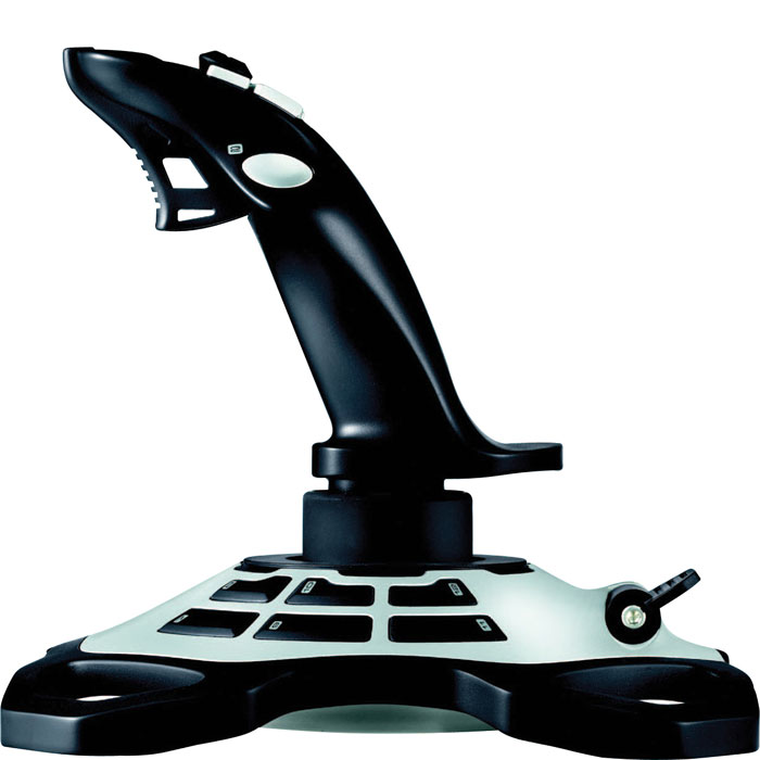 Logitech Extreme 3D Pro Joystick джойстик (942-000031)942-000031 Logitech Extreme 3D Pro Joystick джойстик (942-000031)942-000031Джойстик Logitech Extreme 3D Pro Joystick.Главное — удобство для рук:Исследования показали, что при сложных полетах важнее всего интуиция и время реакции. Чтобы помочь пилотам, специалисты из нашей лаборатории разработали специальную поворотную рукоятку для джойстика Extreme 3D Pro, которая позволяет обеспечить непринужденное управление одной рукой при компактных размерах устройства.Настройте свой боевой комплекс:С джойстиком Extreme 3D Pro все команды будут у вас под рукой и именно там, где Вы хотите, чтобы Вы могли не отрывать глаз от линии горизонта. Каждую программируемую кнопку можно настроить для выполнения простых одиночных команд или сложных макросов с функцией нескольких нажатий клавиш, событий мыши и других элементов.Включите большой палец в работу:Быстро и легко переключайтесь с обзора места боя на оружие и другие элементы. 8-позиционный переключатель предназначен для точного распознавания специальных команд, характерных для авиа симуляторов.Захватите цель и дайте себе волю:Нажимать на спусковой курок Extreme 3D Pro можно так быстро, как хочется или требуется. Будьте уверены, что каждое движение пальца будет распознано и ни один выстрел не будет пропущен.Наслаждайтесь полетом:Даже после многих часов игры вы не ощутите дискомфорта, выполняя задания одно за другим и сбивая все больше противников. Изящные контуры словно подстраиваются под форму вашей руки, обеспечивая комфорт для многочасовых полетов.Знает свое место:Обширное исследование показало, что ерзание джойстика по всему столу в важные моменты игры вредит эффективности. Мощная подставка будет стоять на столе, не наклоняясь и не опрокидываясь, как бы активны вы ни были.