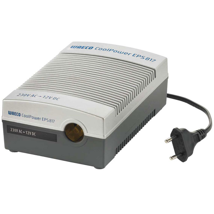 WAECO CoolPower EPS817 адаптерEPS-817U WAECO CoolPower EPS817 адаптерEPS-817UСетевой адаптер WAECO CoolPower EPS817 предназначен для присоединения термоэлектрических холодильников WAECO 12/24 В к сети 230 В.Входное напряжение: 230 В перем. тока, 50 ГцВыходное напряжение: 13 В пост. токаРабочее напряжение: 12/24 В пост. токаВыходной ток: 6 AПредохранитель: T630 мА 250 ВРаботает с термоэлектрическими холодильниками WAECO и компрессорными холодильниками WAECO CDF-18/CDF-25