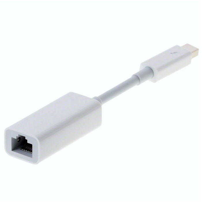 Apple переходник Thunderbolt-Ethernet (MD463ZM/A) адаптер usb ethernet apple mc704zm a