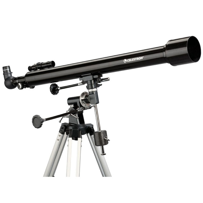 Celestron PowerSeeker 60 EQ телескоп-рефракторC21043 Celestron PowerSeeker 60 EQ телескоп-рефракторC21043Телескоп Celestron PowerSeeker 60 EQ обладает необходимым для начинающего наблюдателя набором базовых функций и предлагается по минимальной цене. Теперь, с помощью телескопа серии PowerSeeker Вы сможете познакомить своего ребенка со звездным небом, не тратя на оборудование астрономические суммы.Во всех инструментах серии используются только стеклянные объективы, имеющие большое преимущество перед пластиковыми линзами, используемыми в телескопах начального уровня некоторых других производителей. Для улучшения пропускания света на оптические элементы нанесено эффективное просветляющее покрытие.