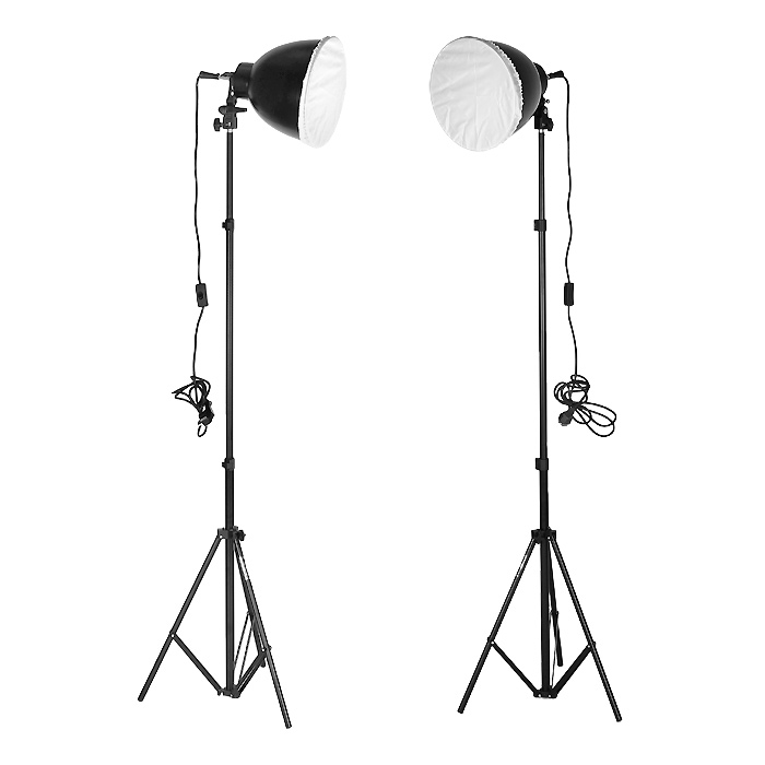 Fancier FAN150 Twin Hot Halogen Light Kit комплект светаFAN150 Fancier FAN150 Twin Hot Halogen Light Kit комплект светаFAN150Комплект света Fancier FAN150 из 2 галогеновых приборов FL10 с жаропрочным патроном E27, металлическим колпаком и направляющей ручкой для галогеновых ламп мощностью 60-250 Ватт.