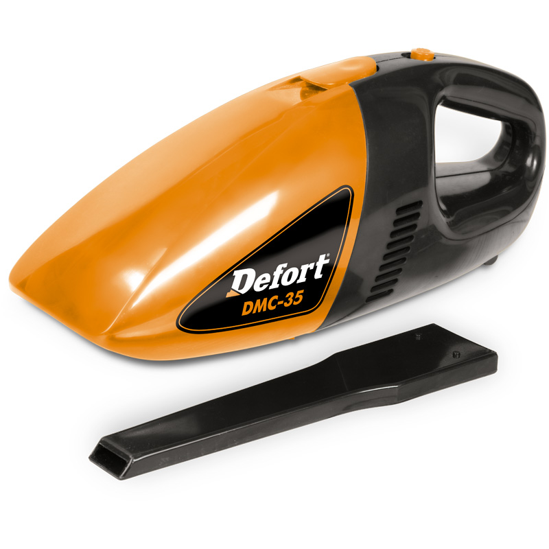 Пылесос автомобильный Defort DVC-3593728298 Пылесос автомобильный Defort DVC-3593728298Компактный пылесос Defort DVC-35 предназначен для уборки в салоне автомобиля. В комплект входит узкая насадка, которая позволяет пылесосить в труднодоступных местах. Пылесос имеет отсек для хранения кабеля питания.