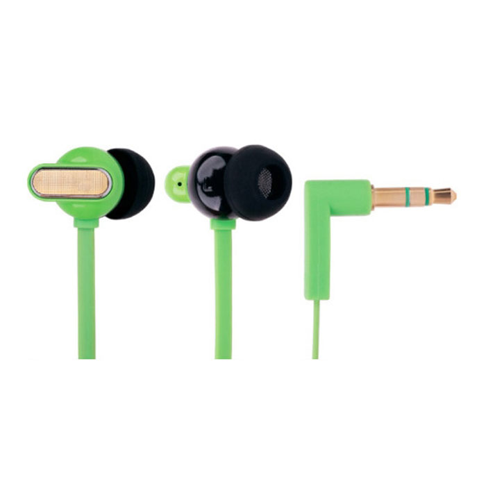 EXEQ HHC-001, Green наушникиHHC-001 GR EXEQ HHC-001, Green наушникиHHC-001 GREXEQ HHC-001 - наушники из серии Happy Color удивят меломанов не только своим достойным качеством звучанием, но и потрясающим дизайном с интересным выбором цветов. Благодаря эргономичному дизайну наушники плотно фиксируются в ушной раковине, что заглушает внешние источники звука и увеличивает положительные эмоции от прослушивания. Наушники так же имеют плоский, не спутывающийся 130 см кабель и прочный L-образный штекер с позолоченным 3.5 мм джеком.Яркий дизайн:EXEQ HHC-001 – наушники с потрясающим дизайном и яркой цветовой гаммой. На выбор предлагается четыре варианта цветового исполнения: синий, зеленый, розовый и черный. Яркий насыщенный цвет, плавная обтекаемая форма динамиков и стильная металлическая вставка делают наушники EXEQ HHC-001 поистине стильным и неповторимым аксессуаром для прослушивания музыки. Слушайте любимую музыку и наслаждайтесь внешним видом устройств ее передающих!Качество звука:Наушники EXEQ HHC-001 обеспечивают максимально четкий, громкий и сбалансированный звук. Громкость звука обеспечивают неодимовые магниты и оптимальный размер динамиков в 10 мм. Обладая чувствительностью в 116 Дб/1KHz и частотным диапазоном в 20 Гц- 22000 Гц наушники EXEQ HHC-001 способны воспроизводить четкие звуки даже на самой высокой громкости. Благодаря эргономичной форме наушники плотно фиксируются в ушной раковине и обеспечивают тем самым глубокий и чистый звук без помех. В комплект входят 3 пары сменных амбушюр – каждый сможет подобрать свою идеальную форму наушников.Практичный кабель «лапша»:Наушники EXEQ HHC-001 имеют плоский и гибкий кабель типа «лапша», благодаря специальной форме которого, наушники никогда не запутаются и будут более устойчивы к различным внешним воздействиям (например, передавливание или перекручивание провода во время хранения). Длина кабеля составляет 1,3 м, что является наиболее оптимальным вариантом при активном использовании наушников «вне дома».L-образный штекер и возможности подключения:Наушники EXEQ HHC-001 имеют стандартный 3,5 мм штекер, выполненный в форме английской буквы «L» (или русской буквы «Г» - кому как больше нравится). Данная форма штекера практически исключает обрыв провода и делает его более «эксплуатационно стойким» даже при самом активном использовании наушников. Благодаря стандартному аудиовыходу наушники EXEQ HHC-001 могут использоваться со многими электронными устройствами – телефон, mp3-плеер, компьютер, игровая приставка, планшетный компьютер.Возможности использования:Элегантный дизайн, яркие расцветки и высокие технические характеристики делают наушники EXEQ HHC-001 не только прекрасным устройством для прослушивания музыки, но и стильным аксессуаром, удачно дополнившим любой стиль своего обладателя. С наушниками EXEQ HHC-001 можно наслаждаться любимыми мелодиями дома, на природе, при занятиях спортом или в офисе на работе.