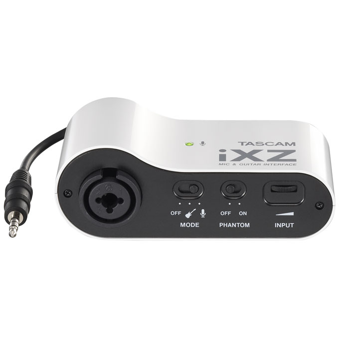 Tascam IXZ аудиоинтерфейс для iOS-устройствIXZ Tascam IXZ аудиоинтерфейс для iOS-устройствIXZTascam IXZ - уникальный гаджет дляiPhone, iPad или iPod Touch. Служит для подключения к мобильным девайсам микрофона, гитары или других инструментов с целью дальнейшей обработки и создания музыкальных треков в различных iOS-приложениях.Высокое качество микрофонного/инструментального предусилителяИспользуйте свои Apple-устройства для гитары/баса/вокалаВход на комбинированном разъеме (XLR/TS-джек) балансное/небалансное соединениеОтключаемое фантомное питание для конденсаторных микрофоновРегулировка уровня чувствительности микрофонного входаПодсоединение к устройствам Apple посредством четырехконтактного мини-штекера (аналоговый сигнал)Не требуется батарея для питания при использовании в качестве инструментального предусилителя