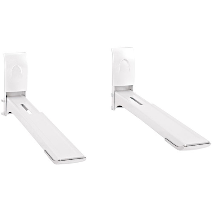 Kromax Micro-2, White кронштейн для СВЧ-печейMICRO-2white Kromax Micro-2, White кронштейн для СВЧ-печейMICRO-2whiteУниверсальные настенные кронштейны Micro предназначены для размещения на них бытовых СВЧ печей. Конструкция креплений проста и удобна в установке и эксплуатации, а доступная цена делает их популярным у покупателя. Размеры опор или боковых зажимов регулируются в широких пределах, что позволяет использовать кронштейны для практически всех моделей бытовых СВЧ печей.В модели Micro-2 расстояние между опорами при монтаже может быть установлено по Вашему усмотрению. Это позволяет использовать данные крепления не только для микроволновых печей, но и для размещения различных устройств, например, принтеров, факсов, A/V систем и других предметов, вес и габариты которых превышают предельно допустимые для кронштейнов со стеклянными полками.