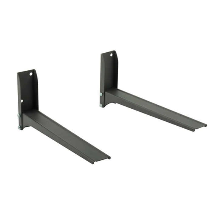 Kromax Micro-4, Grey кронштейн для СВЧ-печейMICRO-4grey Kromax Micro-4, Grey кронштейн для СВЧ-печейMICRO-4greyKromax Micro-4 подходит под большинство моделей СВЧ печей глубиной до 310 мм. Безопасное настенное крепление с максимальной нагрузкой до 30 кг. Конструкция креплений проста и удобна в установке и эксплуатации. Расстояние между опорами при монтаже может быть установлено по вашему усмотрению.Это позволяет использовать данные крепления не только для микроволновых печей, но и для размещения других различных устройств, например, принтеров, факсов, A/V систем и других предметов, вес и габариты которых превышают предельно допустимые для кронштейнов со стеклянными полками.