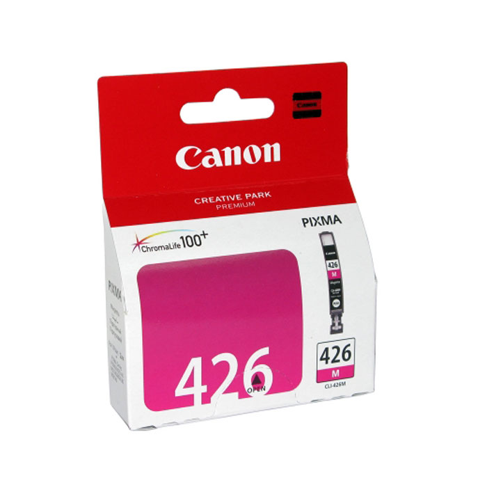 Canon CLI-426M картридж, Purple4558B001 Canon CLI-426M картридж, Purple4558B001Картридж с чернилами Canon CLI-426 предназначен для струйных принтеров Canon. Ресурс чернильниц сильно зависит от содержания печатаемого документа и установленного качества печати.