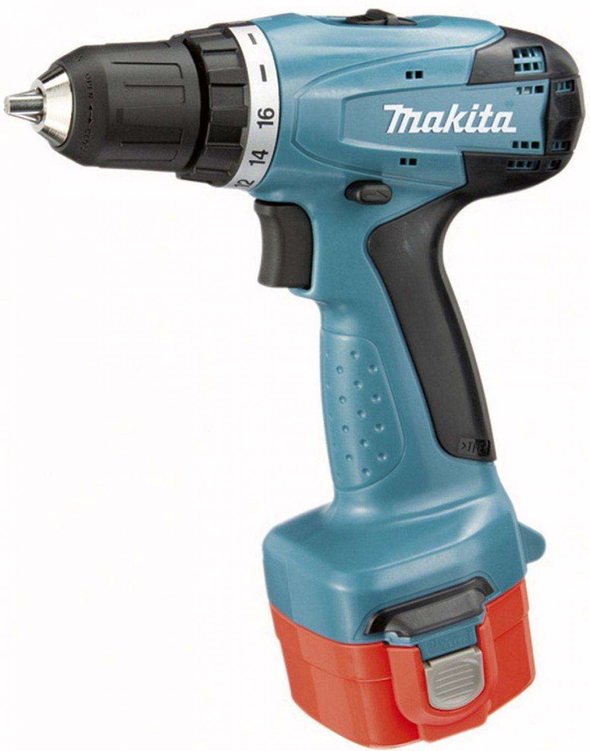 Дрель-шуруповерт Makita 6271DWAE, аккумуляторная6271DWAE Дрель-шуруповерт Makita 6271DWAE, аккумуляторная6271DWAEС аккумуляторной дрелью-шуруповертом Makita 6271DWAE у вас есть все необходимое для выполнения практически любой задачи дома или на строительной площадке. Эта дрель-шуруповерт позволяет работать в двух скоростных режимах, точно выбирая необходимое число оборотов для каждой отдельной задачи. Электронный тормоз двигателя моментально останавливает вращение патрона, обеспечивая более точный результат, а быстрозажимной патрон делает замену рабочих насадок легкой и быстрой. Аккумуляторная дрель-шуруповерт Makita 6271DWAE отличается компактным размером и небольшим весом всего в 1,5 килограмма, который распределяется равномерно и обеспечивает хорошую балансировку. Небольшой вес и компактный дизайн позволяют быстрее справляться с работой и выполнять ее более эффективно.Дрель-шуруповерт Makita 6271DWAE удобно лежит в руке благодаря T-образной рукоятке, которая улучшает контроль над инструментом и делает работу более комфортной.Аккумуляторная дрель-шуруповерт Makita 6271DWAE подойдет для сборщиков мебели, сантехников, столяров, специалистов по монтажу электрооборудования и систем отопления, вентиляции и кондиционирования, а так же для многих других профессиональных пользователей. Напряжение: 12 ВТип аккумулятора: никель-кадмиевый (NiCd) Емкость аккумулятора: 2,0 АчРегулировка крутящего момента в 16 ступеней и режим сверления для выбора подходящих настроек для каждой из задачХорошее соотношение мощности к весу для эффективного сверленияКомпактный размер и небольшой вес для комфортного использованияВозможность управления инструментом одной рукой благодаря удобно расположенному переключателю реверсаБыстрозажимной патрон позволяет заменять рабочие насадки легко и быстроУдобное расположение в руке благодаря прорезиненной рукоятке эргономичной формы.