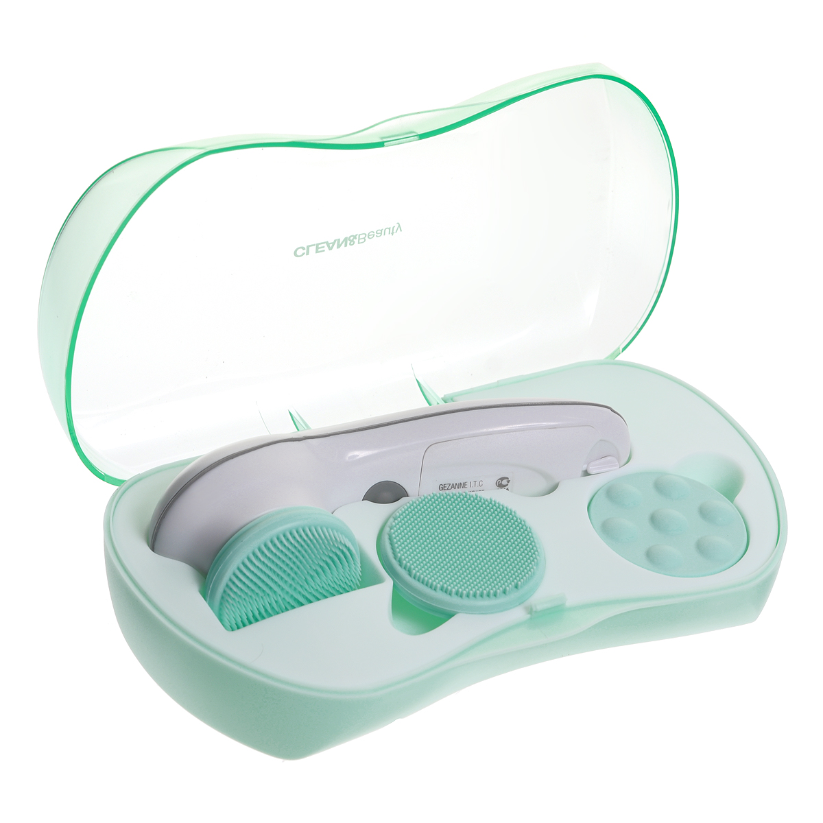 Gezatone Аппарат для чистки лица и ухода за кожей Clean&BeautyAMG1081301123 Gezatone Аппарат для чистки лица и ухода за кожей Clean&BeautyAMG1081301123Косметологи утверждают, что залог красоты и молодости кожи - это ее регулярное и полноценное очищение. Но косметические средства очищают кожу лишь поверхностно, смывая лишь загрязнения и остатки макияжа. Чтобы полноценно очистить поры и удалить ороговевшие частички кожи, необходим прибор Clean&Beauty Gezatone. Уникальные щеточки из гипоаллергенного силикона мягко и нежно удаляют загрязнения не только с поверхности кожи, но и из пор, а насадка для массажа обеспечивает полноценный уход за кожей. Достаточно включить аппарат для чистки лица AMG108 в программу ежедневного ухода - и вы поразитесь, насколько более свежей, гладкой и молодой выглядит кожа.Особенности прибора для очищения кожи AMG108:В прибор входят три сменные насадки для максимально эффективного очищения и массажа кожи лица, шеи и декольте. Насадки выполнены из силикона - материала, не вызывающего аллергии и раздражения на коже. Крупнозернистая насадка-щеточка предназначена для глубокого очищения пор, она удаляет остатки косметики и загрязнения, решает проблему черных точек. Мелкозернистая насадка-щеточка проводит полноценную пилинговую процедуру, улучшает цвет лица и выравнивает тон кожи. Массажная насадка усиливает эффективность косметики, улучшает микроциркуляцию крови, повышает тонус и упругость кожи.В аппарате предусмотрено две скорости вращения насадок, низкая - для чувствительной и нормальной кожи, высокая - для нормальной, комбинированной и проблемной кожи.В комплект входит также футляр для переноски и хранения прибора. чтобы вы могли его брать с собой в поездки, и везде ухаживать за кожей, как дома.Прибор оснащен подставкой, благодаря чему его удобно хранить и размещать в ванной комнате, на трюмо и т.д.Подарите своей коже возможность дышать, регулярно очищайте ее от загрязнений, остатков косметики и пыли, и она отблагодарит вас долгой молодостью и свежестью!Противопоказания:аллергические реакции кожи;солнечные ожоги;нарушение целостности кожных покровов;сразу же после выполнения химического пилинга;после процедур микродермабразии;прием медицинских препаратов, повышающих чувствительность кожи;недавно перенесенная пластическая операция;инфекционные и кожные заболевания.