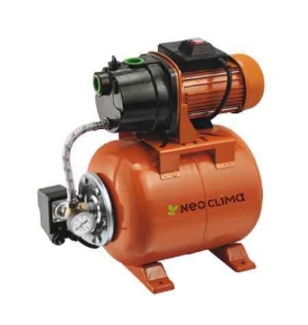 Neoclima GP 600/20 насосная станция.20626 Neoclima GP 600/20 насосная станция.20626Насосная станция Neoclima GP 600/20 - это поверхностный насос-автомат, оснащенный напорным гидробаком и автоматической системой управления. Благодаря износостойким и высокопрочным материалам достигается высокая прочность агрегата и эффективная, длительная, бесперебойная эксплуатация. Защита от перегрева электродвигателя осуществляется благодаря встроенному вентилятору.