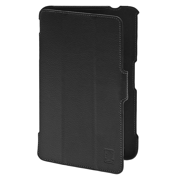 Ecostyle Shell чехол для Samsung Galaxy Tab 4 8.0, Blackesc-0072 Ecostyle Shell чехол для Samsung Galaxy Tab 4 8.0, Blackesc-0072Чехол Ecostyle Shell для Samsung Galaxy Tab 4 8.0 изготовлен из искусственной кожи. Он защищает устройство от механических повреждений, пыли и грязи. Конструкция чехла обеспечивает свободный доступ ко всем разъемам, камере и функциям планшета. Мягкая внутренняя поверхность гарантирует дополнительную защиту экрана планшетного компьютера. Чехол позволяет устанавливать устройство в двух положениях - для печати и просмотра.