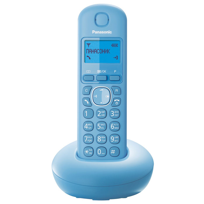 Panasonic KX-TGB210RUF, Light Blue DECT-телефонKX-TGB210RUF Panasonic KX-TGB210RUF, Light Blue DECT-телефонKX-TGB210RUFPanasonic KX-TGB210RU - компактный и стильный DECT-телефон в различных цветовых вариантах корпуса. Устройство полностью русифицировано, а также поддерживает Caller ID и телефонный справочник, в который можно внести до 50 записей. Журнал вызовов Caller ID отражает 50 последних вызовов. Телефон поддерживает связь на расстоянии до 50 метров от базы в помещении. Аппарат может использоваться не только для звонков, но и в качестве будильника, который можно настроить в ежедневном или однократном режиме, а при желании воспользоваться функцией повтора сигнала.