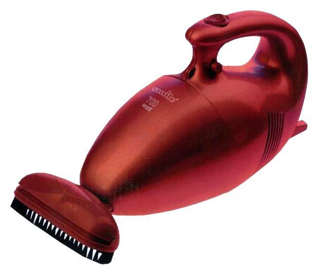 Smile HVC 831, Metallic Red ручной пылесосHVC 831 Smile HVC 831, Metallic Red ручной пылесосHVC 831Ручной мини-пылесос Smile HVC 831 удобен для уборки в труднодоступных местах: в углах и вдоль изогнутых стен в квартире, на кухне и прочих местах. Этот миниатюрный пылесос отличный помощник для домохозяек при ежедневной уборки. Мини-пылесосом удобно пылесосить внутренности компьютера, а также клавиатуру.Компактный и легкий Элегантный дизайн Есть блокировочная кнопка пылесборника