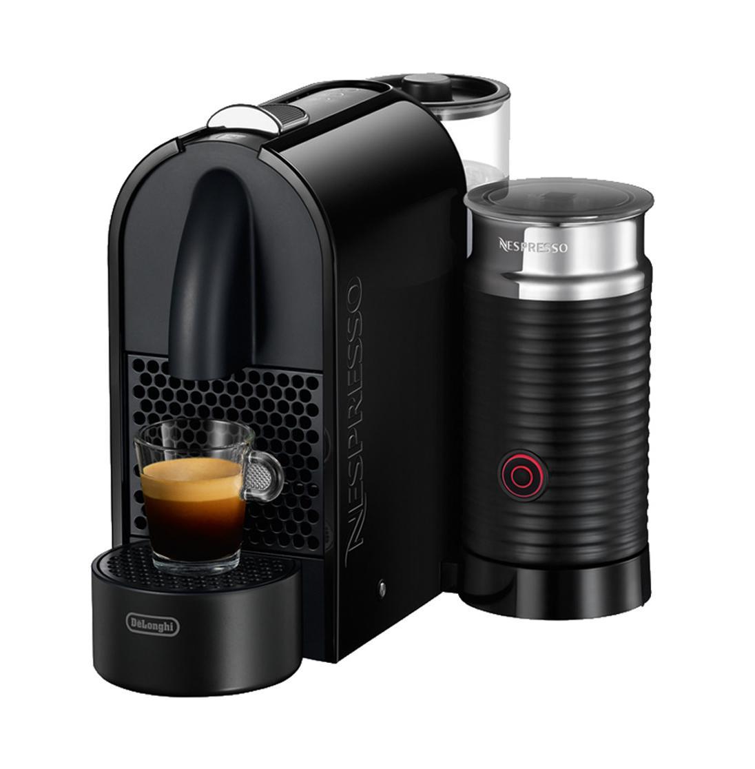 DeLonghi EN 210.BAE Nespresso кофеваркаEN 210.BAE DeLonghi EN 210.BAE Nespresso кофеваркаEN 210.BAEКофемашина DeLonghi NESPRESSO U&MILK EN 210 BAE оснащена встроенным Aerocinno, который предназначен для приготовления молочной пены, горячего или холодного молока. Универсальный дизайн прибора позволяет выбрать удобное положение емкости для воды, капучинатора и 3 различных позиции подставки для чашек.Ключевые преимущества:Встроенный AerocinnoАвтоматическое завариваниеУдобная система установки капсул