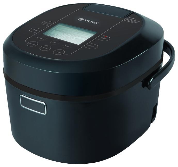 Vitek VT-4205, Black мультиваркаVT-4205 Black Vitek VT-4205, Black мультиваркаVT-4205 BlackМультиварка Vitek VT-4205 - отличный представитель своего семейства - мультиварок небольшой мощности (860 Вт) и среднего объёма - 4 литра. Мультиварка имеет отличный арсенал автоматических программ - 14, поддержание температуры, отложенный старт. Электронное управление мультиварки позволяет успешно контролировать процессы приготовления блюд - начиная от простых и привычных, до самых экзотических и сложных в обычном приготовлении. Пластиковый корпус мультиварки содержит внутри: вместительную чашу с керамическим покрытием, часы, 3D нагрев, установка таймера на период до 24 часов. Подобный гаджет на кухне во многом освободит хозяйку от лишних хлопот и неприятных обязанностей, но в то же время, расширит возможности домашнего кулинара до возможностей шеф-повара хорошего ресторана - опции мультиварки позволят баловать гостей блюдами любой национальной и традиционной кухней.УВАЖАЕМЫЕ КЛИЕНТЫ!Обращаем ваше внимание на тот факт, что объем чаши указан максимальный, с учетом полного наполнения до кромки. Шкала на внутренней стенке имеет меньший литраж.