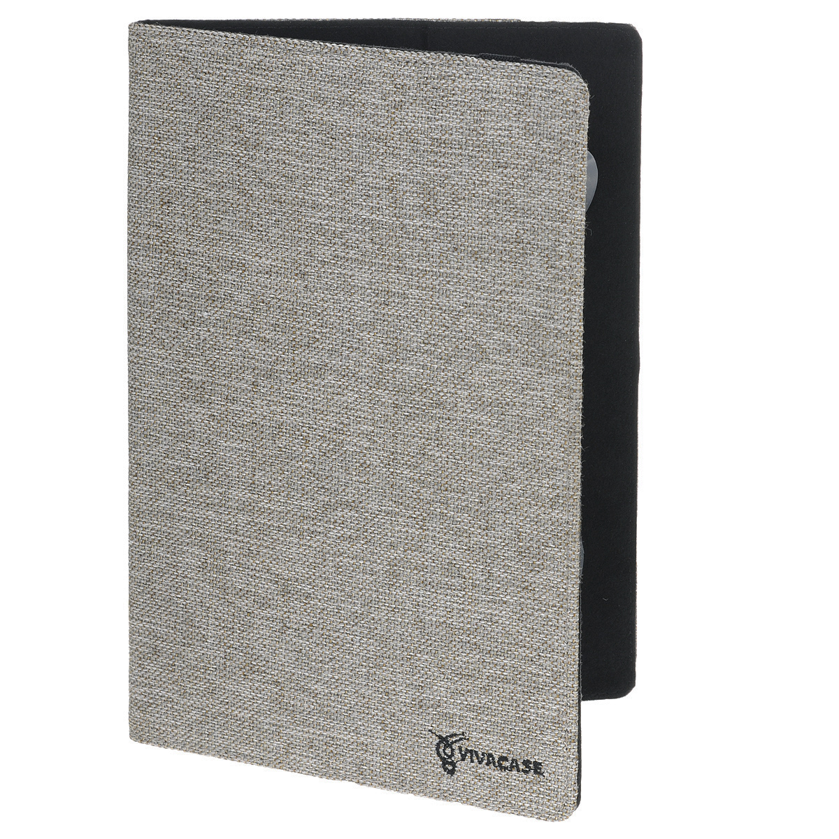 Vivacase Jacquard универсальный чехол-обложка для планшетов 9, Gray (VUC-CJ009-gr)VUC-CJ009-gr Vivacase Jacquard универсальный чехол-обложка для планшетов 9, Gray (VUC-CJ009-gr)VUC-CJ009-grУниверсальный чехол Vivacase с гибкими скобами, который подходит для любых популярных планшетов и электронных книг с диагональю дисплея в 9 дюймов. Он изготовлен из жаккардовой ткани, которой обтянут прочный каркас, защищающий устройство во время падений. Внутренняя часть отделана мягкой подкладкой, которая не оставляет никаких следов на корпусе и дисплее.Каркас из тонкой и мягкой резины позволяет прочно и надежно закрепить устройство подходящего размера. Для того чтобы установить устройство в альбомной ориентации, удобной для просмотра видео или чтения, чехол имеет подвижную площадку и два углубления, которые позволяют зафиксировать планшет под двумя разными углами.