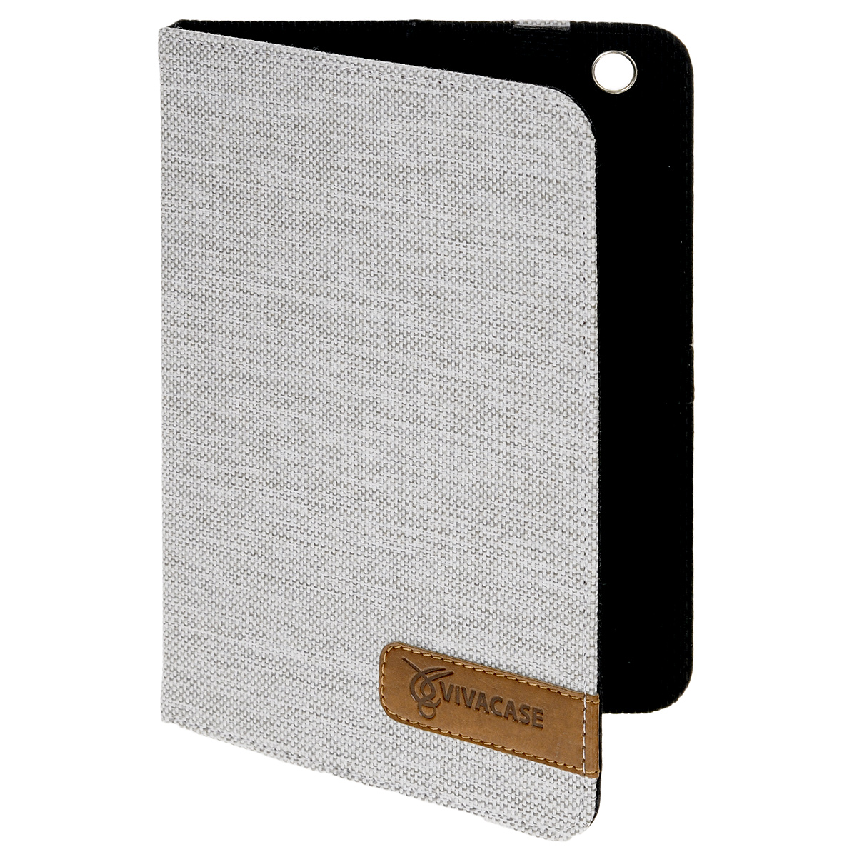 Vivacase Jacquard текстильный чехол-обложка для iPad mini, White (VAP-AMJ001-w)VAP-AMJ001- Vivacase Jacquard текстильный чехол-обложка для iPad mini, White (VAP-AMJ001-w)VAP-AMJ001-Текстильный чехол для iPad mini из изготовлен из ткани стильной расцветки и не только защищает планшет от царапин и повреждений, но и служит элементом, дополняющим стиль его владельца.Внутри чехла, отделанного мягкой подкладкой, iPad mini плотно крепится при помощи магнитных уголков, которые не только фиксируют планшет, но и удерживают крышку закрытой. Задняя сторона обложки имеет центральный сгиб, с помощью которого чехол можно использовать как подставку для комфортного чтения или просмотра видео.Установить планшет можно под двумя углами, уперев его в один из плотных ярлычков на передней части обложки.Все кнопки и разъемы планшета остаются открытыми, доступ к экрану ничем не ограничен. Вам не придется вынимать планшет из чехла даже для того, чтобы сделать снимок основной камерой – специально для нее в обложке проделано аккуратное отверстие.