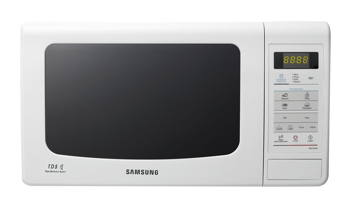 Samsung GE-733KR-X СВЧ-печьGE-733KR-X Samsung GE-733KR-X СВЧ-печьGE-733KR-XМикроволновая печь Samsung GE-733KR-Xс грилем. Автоматические программы приготовления и автоматические программы размораживания, предназначенные для разных типов продуктов, обеспечат прекрасный результат независимо от ваших кулинарных навыков.