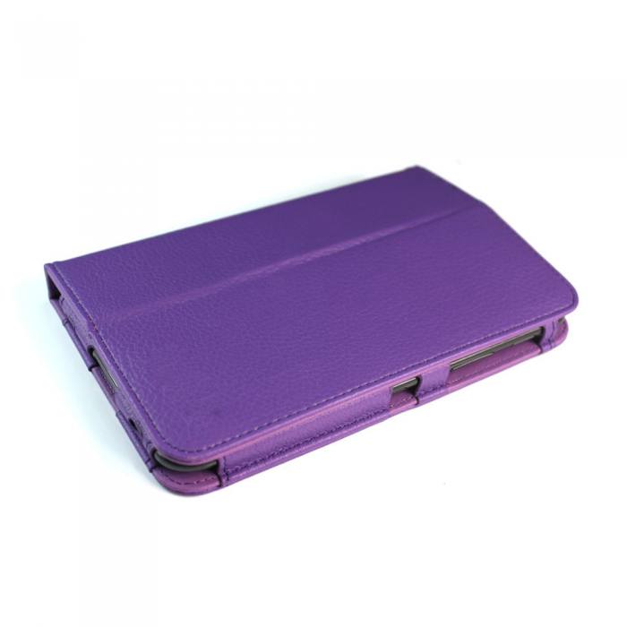 IT Baggage чехол для Samsung Galaxy Tab 2 7.0, PurpleITSSGT7202-4 IT Baggage чехол для Samsung Galaxy Tab 2 7.0, PurpleITSSGT7202-4IT Baggage для Samsung Galaxy Tab 2 7.0 - чехол-книжка с возможностью фиксации в горизонтальном положении.Предназначен для планшета Samsung P3100/3110, но можно использовать и для предыдущей модели P6200/6210.Обложка хорошо защищает поверхность экрана от механического повреждения, пыли или грязи. Даже при частомиспользовании в нём вашего планшетного компьютера, его хватит на несколько лет.Чехол выполнен из искусственной кожи с внутренней отделкой из текстиля с бархатистой фактурой. Фиксация на резинку не предусмотрена.