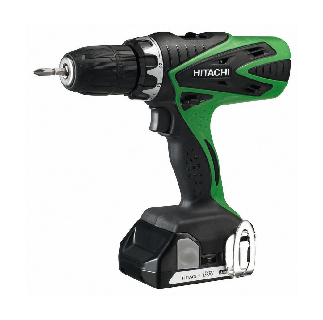 Шуруповерт аккумуляторный ударный Hitachi DV18DBEL-RWDV18DBEL-RW Шуруповерт аккумуляторный ударный Hitachi DV18DBEL-RWDV18DBEL-RWАккумуляторный ударный шуруповерт Hitachi DV18DBEL-RW предназначен для работы с крепежами и сверления отверстий. Модель оснащена бесщеточным двигателем, который способен проработать на одном заряде аккумулятора на 50 процентов дольше, чем аналогичные модели с щеточными моторами. Необходимое значение крутящего момента выставляется при помощи 22-позиционной муфты рядом со шпинделем, что очень удобно при подготовке к работе с конкретным материалом.Напряжение аккумулятора 18 B;Скорость на холостом ходу (выс.) 0 - 1500 Об/мин;Скорость на холостом ходу (низ.) 0 - 400 Об/мин.