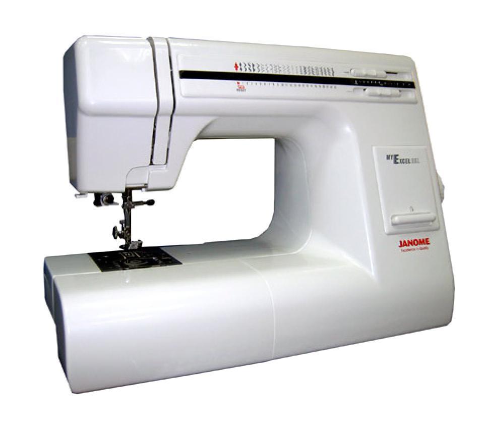 Janome My Excel 23L / My Excel 1231 швейная машина1231 Janome My Excel 23L / My Excel 1231 швейная машина1231Электромеханическая швейная машина Janome My Excel 23L/My Excel 1231 выполняет все самые необходимые операции. С ней вы без труда освоите швейное мастерство. Модель оснащена рядом полезных функций, которые значительно упрощают работу. Например, вам не нужно будет целиться в игольное ушко, чтобы вставить нитку, для этого есть нитевдеватель. Кроме того, прибор делает петли в автоматическом режиме: специальное устройство замеряет размер пуговицы и обметывает петлю в точности под ее размер, вам даже ткань поворачивать не придется. Скорость шитья плавно регулируется, чтобы вы успели среагировать, если что-то пошло не так, а при желании вообще можно отключить механизм подачи ткани и использовать машинку в механическом режиме.Для того, чтобы швы не распускались, необходимо закреплять их края и в этом вам поможет кнопка ”реверс”, включающая обратный ход. Всего швейная машина Janome My Excel 23L может выполнять 23 различные швейные операции, что позволяет использовать модель как дома, так и в ателье. Среди них есть ряд строчек для эластичных тканей, а также для обработки краев изделий. Для круговых деталей одежды предусмотрена специальная узкая платформа ”свободный рукав”. Также есть отдельная лапка для вшивания застежки-молнии. Горизонтальный челнок обеспечивает тихую работу устройства. Вы можете отрегулировать нажатие лапки на ткань, тем самым работать с различными материалами. Кроме того, можно изменять длину и ширину стежка. Все необходимые принадлежности можно хранить во внутреннем отсеке корпуса.
