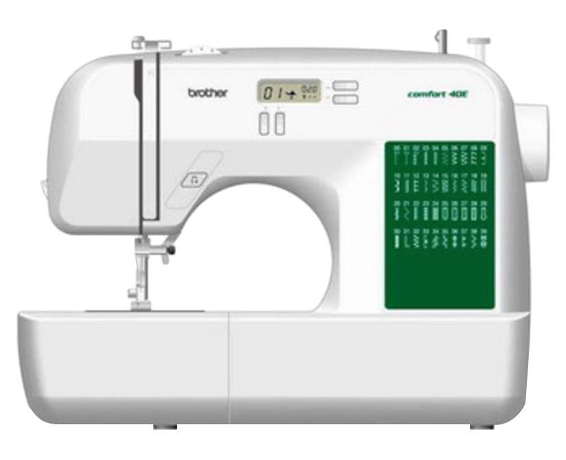 Brother Comfort 40EComfort 40E Brother Comfort 40EComfort 40EКомфортное шитье – у вас дома! Машина серии Comfort 40E позволяют поднять ваши швейные навыки на новый уровень мастерства! Широчайший выбор строчек, автоматическое выметывание петель и автоматическая заправка нити в иглу превращают рутинные операции в удовольствие. Все данные по длине стежка, ширине строчки и типу прижимной лапки отображаются на жидкокристаллическом дисплее. Машины позволяют обрабатывать изделия из тканей различной толщины (от тончайшего шелка до джинсовой ткани), предоставляя широкие возможности для творчества.