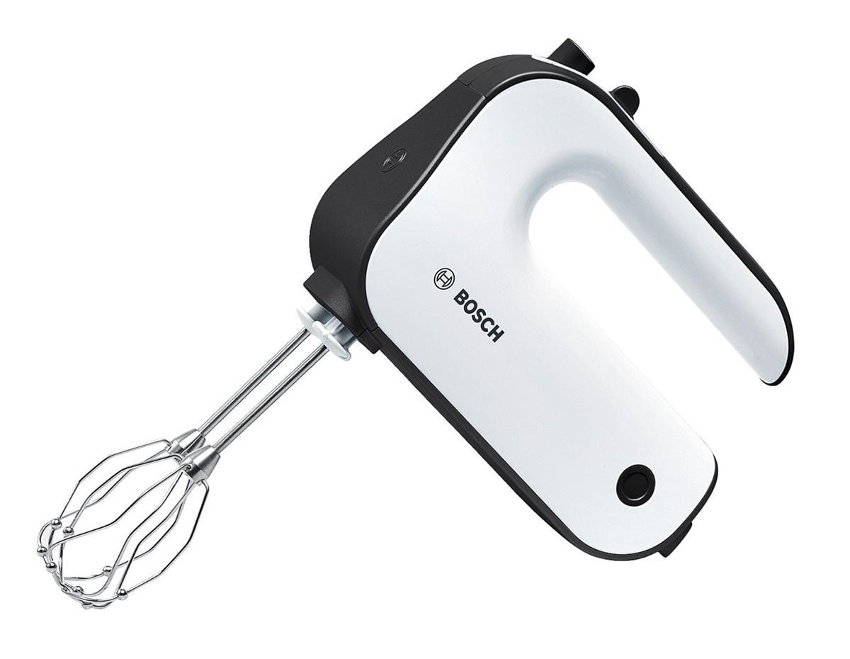 Bosch MFQ 4020 миксерMFQ4020 Bosch MFQ 4020 миксерMFQ4020Миксер Bosch MFQ 4020 из прочного пластика быстро и качественно замесит тесто, поможет приготовить воздушные бисквиты и блюда из яиц. Пять переключаемых скоростей вращения дополнены повышающим качество перемешивания импульсным режимом.Две пары стандартных насадок для взбивания и замеса теста и венчики для взбивания мусса имеют необычную, но удобную форму, которая отлично перемешивает и при этом предотвращает разбрызгивание массы.