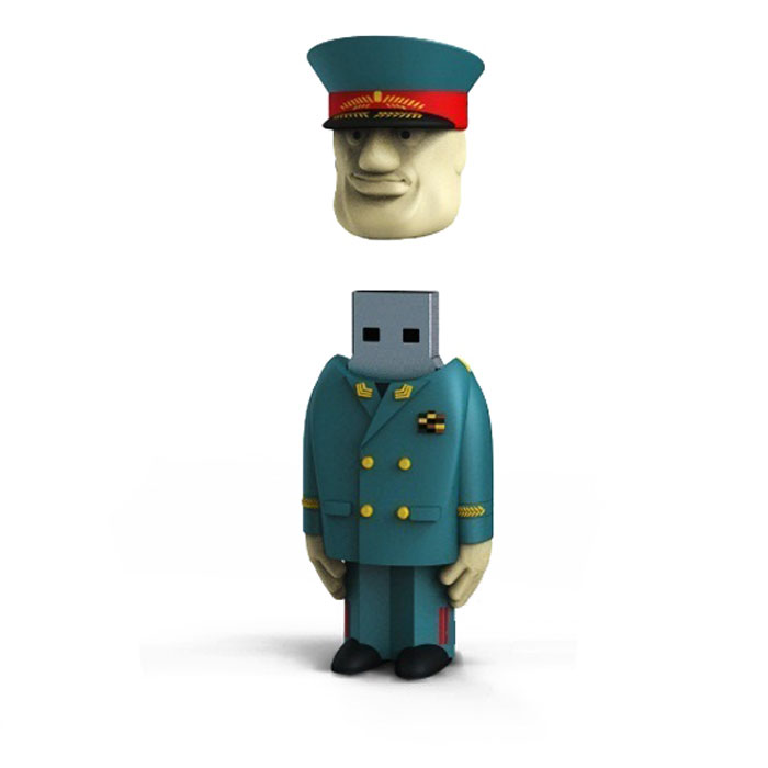 Iconik Генерал 8GB USB-накопительRB-GENRL-8GB Iconik Генерал 8GB USB-накопительRB-GENRL-8GBФлеш-накопитель Iconik Генерал имеет весьма нестандартный дизайн. Накопитель ударопрочный и защищен резиновым корпусом, а высокая пропускная способность и поддержка различных операционных систем делают его незаменимым. Iconik Генерал - отличный выбор современного творческого человека, который любит яркие и нестандартные вещи.