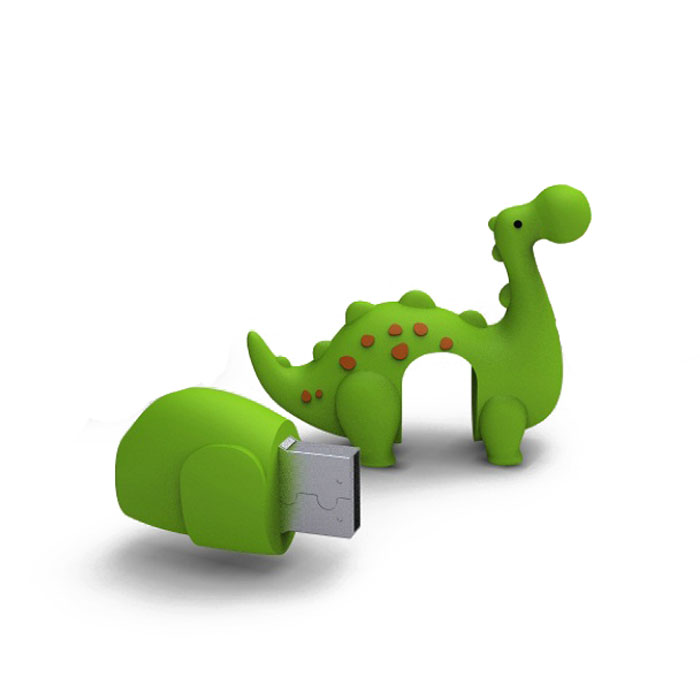 Iconik Динозавр 8GB USB-накопительRB-DINOG-8GB Iconik Динозавр 8GB USB-накопительRB-DINOG-8GBФлеш-накопитель Iconik Динозавр имеет весьма нестандартный дизайн. Накопитель ударопрочный и защищен резиновым корпусом, а высокая пропускная способность и поддержка различных операционных систем делают его незаменимым. Iconik Динозавр - отличный выбор современного творческого человека, который любит яркие и нестандартные вещи.