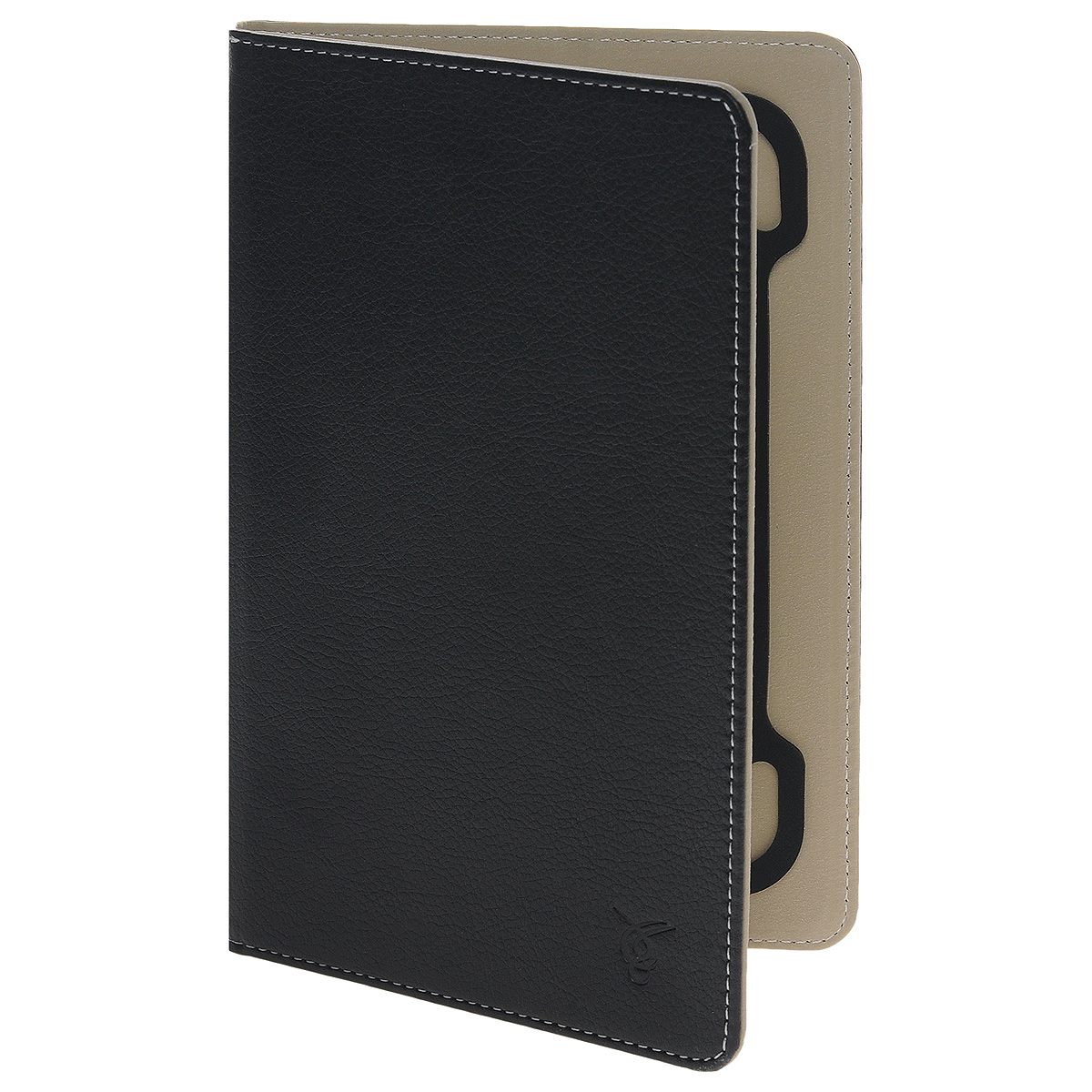 Vivacase Basic кожаный чехол-обложка для планшетов 7-8, Black (VUC-CM007-bl)VUC-CM007-bl Vivacase Basic кожаный чехол-обложка для планшетов 7-8, Black (VUC-CM007-bl)VUC-CM007-blТонкий чехол-обложка Viva Basic для планшетов 7-8 - прекрасный выбор для тех, что заботится не только о сохранности своего устройства, но и о стиле. Он изготовлен из качественной искусственной кожи, которая по своим характеристикам не уступает натуральной. Мягкая подкладка графитового цвета приятна на ощупь и предотвращает появление царапин на корпусе и дисплее. Резиновое крепление позволяет надежно зафиксировать электронное устройство внутри.