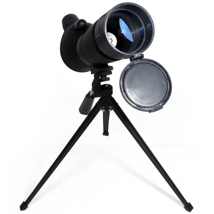Bresser Spektiv 20-60x60 зрительная труба60196 Bresser Spektiv 20-60x60 зрительная труба60196Зрительная труба Bresser Spektiv 20-60x60 – это мощный прибор с переменной кратностью для ведения наземных и начальных астрономических наблюдений. Увеличение изменяется в диапазоне от 20 до 60 крат, на больших увеличениях рекомендуется использовать входящий в комплект настольный штатив. Зрительная труба оборудована колесиками фокусировки и изменения кратности, а также удобным резиновым наглазником. Встроенная выдвижная бленда поможет защитить оптику от росы и ярких солнечных лучей. В комплект также входит защитная крышка объектива и мягкая сумка для транспортировки.Увеличение: 20-60x