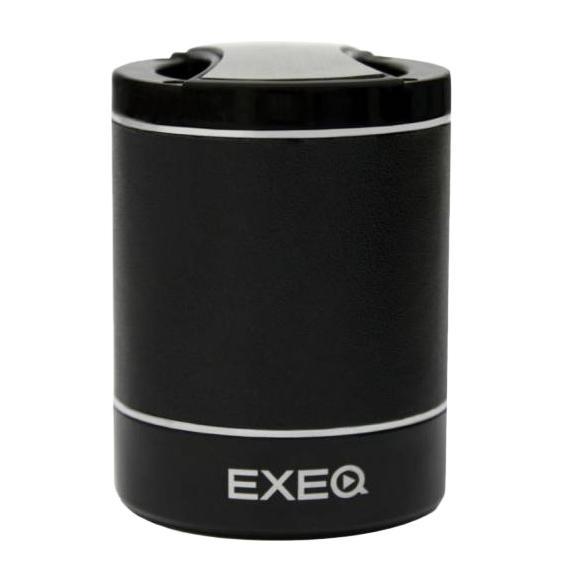 EXEQ SPK-1204, Black портативная АСEXEQ SPK-1204 black EXEQ SPK-1204, Black портативная АСEXEQ SPK-1204 blackБеспроводная колонка Exeq SPK-1204 может быть подключена ко всем электронным устройствам при помощи стандартного звукового выхода 3,5 мм, а также при помощи модуля Bluetooth с радиусом действия до 10 м. Оригинальный дизайн колонки не только придает ей стильный внешний вид, но также создает высококачественный звук – специальное расположение динамика обеспечивает наиболее сбалансированное звучание средних частот и сильных басов. Встроенный аккумулятор Exeq SPK-1204 позволит наслаждаться любимыми мелодиями в течение 7 часов в любом месте и в любое время.Портативная колонка имеет классическую цилиндрическую форму, удачно дополненную стильными дизайнерскими решениями - глянцевым пластиком, металлическими вставками, а также полимерными материалами с яркой расцветкой.