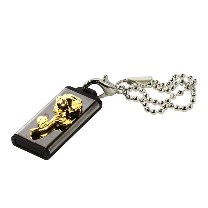 Iconik Роза 16GB, Golden USB-накопительMTF-ROSE-16GB Iconik Роза 16GB, Golden USB-накопительMTF-ROSE-16GBИзящный USB-накопитель Iconik Роза, украшенный миниатюрной золотой розой, придется по вкусу почитательницам гламурных гаджетов. Выдвижной коннектор, встроенный в компактный корпус, способствует комфортному использованию устройства. Легкий вес и входящая в комплект цепочка позволяют носить накопитель в качестве элегантного аксессуара.