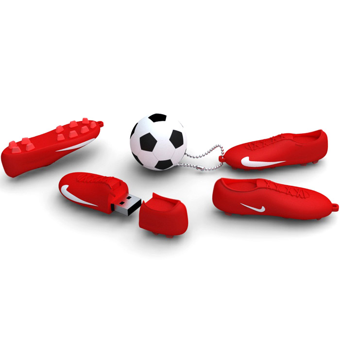 Iconik Футбол, Red White 32GB USB-накопительRB-FTBRW-32GB Iconik Футбол, Red White 32GB USB-накопительRB-FTBRW-32GBIconik Футбол (Rubber) - это стильный и компактный USB-накопитель, который позволит вам значительно расширить свои возможности в области обмена данными. Высокая скорость, внушительный объем и надежность хранения информации позволяют использовать накопитель как временное, так и небольшое постоянное хранилище.