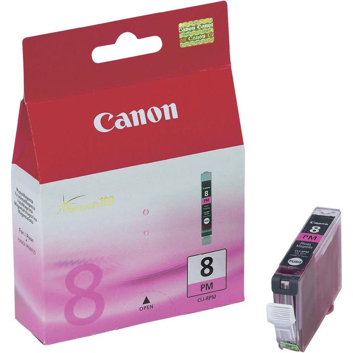 Canon CLI-8 PM, Photo Magenta картридж для струйных фотопринтеров0625B001 Canon CLI-8 PM, Photo Magenta картридж для струйных фотопринтеров0625B001Сменный картридж с чернилами Canon CLI-8 Photo для струйных фотопринтеров Canon PIXMA.Тип чернил: водорастворимые