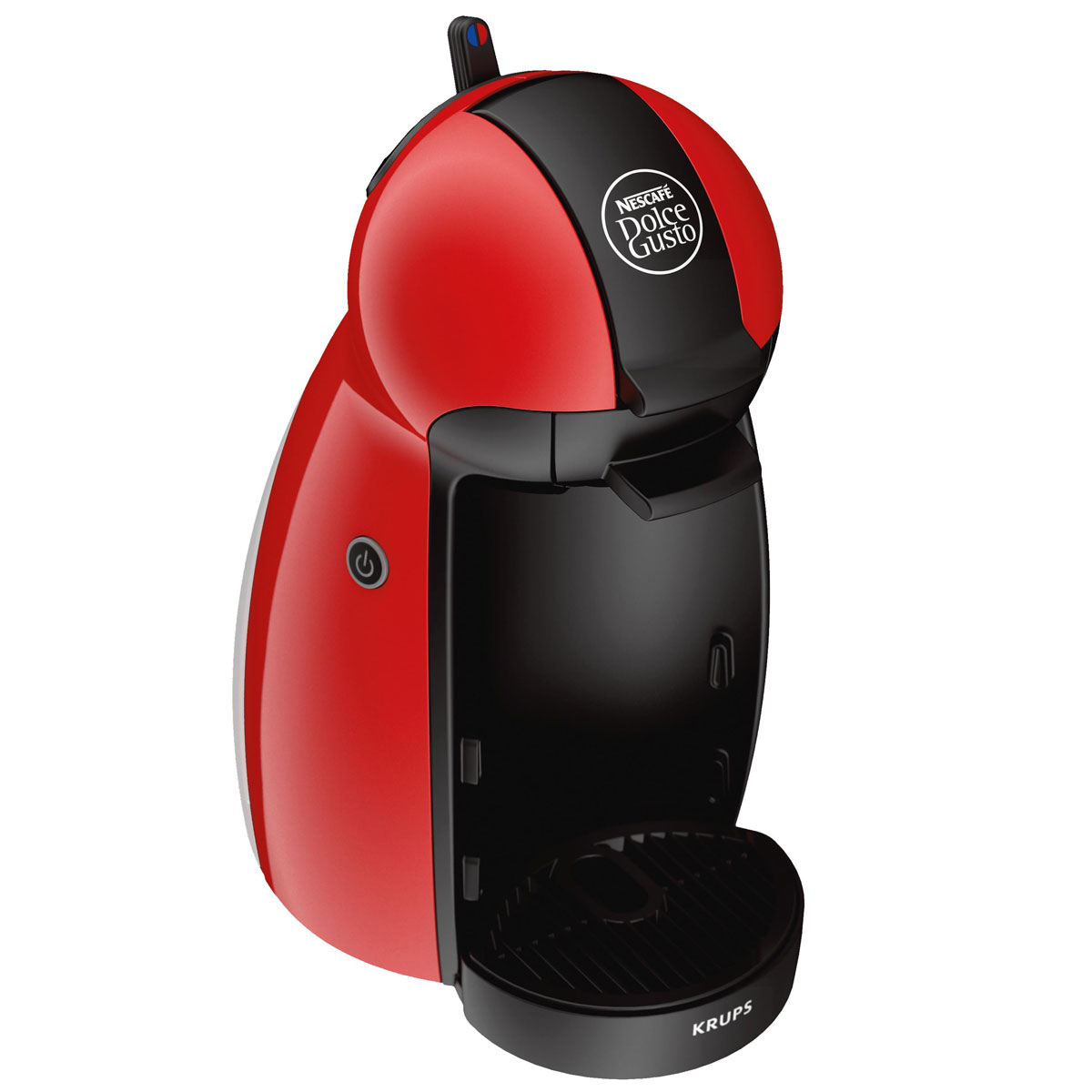 Кофемашина NESCAFE Dolce Gusto Krups KP1006 Piccolo краснаяKP1006E1 Кофемашина NESCAFE Dolce Gusto Krups KP1006 Piccolo краснаяKP1006E1Капсульная кофемашина NESCAFE Dolce Gusto (Дольче Густо) Piccolo - это уникальная система автоматического приготовления кофе, других горячих и холодных напитков с использованием капсул.Данная кофемашина гарантирует простоту приготовления превосходного натурального молотого кофе. Более 20 вкусов на Ваш выбор: эспрессо, лунго, капучино, латте макиато, чокочино, шоколад Несквик, чай и многое другое.Технология дозирования напитка - механическая (ручная).Капсульная система NESCAFE Dolce Gusto - это инновационная система приготовления кофе высокого качества, специально разработанная для ее использования в домашних условиях. Герметичные капсулы оптимизируют давление воды для каждого вида кофе. Кофемашина NESCAFE Dolce Gusto использует профессиональное давление в 15 бар, что каждый раз гарантирует идеальный вкус и качество кофе. Просто вставьте капсулу, поверните рычаг, и система сама приготовит напиток по эталонному рецепту.Мощность: 1500 ВтРегулируемая по высоте подставка для чашекВозможность приготовления молочных напитковСистема нагрева: термоблокПереключение подачи воды: горячая/холодная (возможность получения горячих и холодных напитков)Тип управления: механический (ручной)Энергосбережение: автоотключение через 5 минут