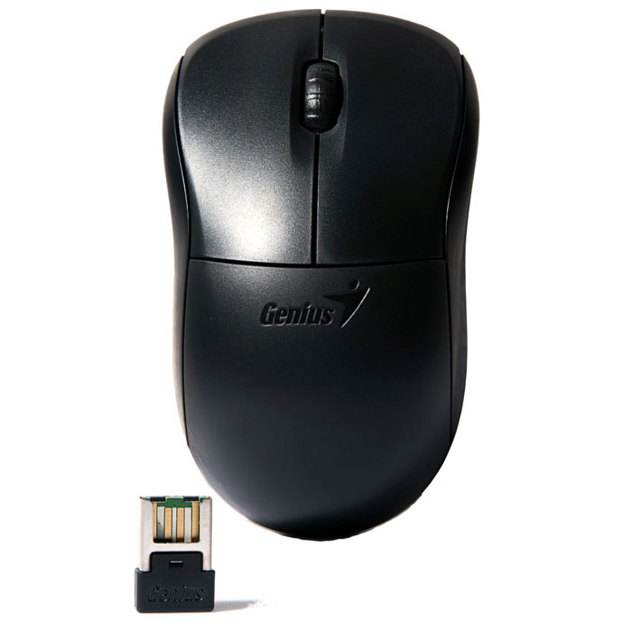 Genius NS-6000, Black беспроводная мышь31030089101 Genius NS-6000, Black беспроводная мышь31030089101Genius NS-6000 - компактная и недорогая оптическая мышь. Плавный изогнутый дизайн удобен как для правой, так и для левой руки. Простой, интуитивно понятный контроль курсора. Миниатюрный USB-адаптер Pico обеспечит автоматическое подключение. Всего одна батарейка АА и выключатель питания делают NS-6000 максимально экономичной.