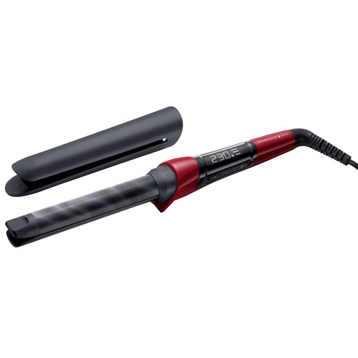 Remington CI96S1 щипцы для завивки волосCI96S1 Remington CI96S1 щипцы для завивки волосCI96S1Remington CI96S1 - стайлер 4 в 1 со специальной насадкой поможет в создании разнообразных укладок (крупные локоны, кудри, волны и идеально гладкие волосы). Кроме того, прибор нагревается до 230°C всего за 30 секунд, что позволит вам создать красивую прическу в кратчайшие сроки!Щипцы диаметром 25 ммУсовершенствованная керамика с 3D-эффектом, содержащая шелкЖК-дисплей, цифровой контроль температуры 120-230°CБлокировка кнопок нагрева – предотвращения случайного изменения температурыВращающийся шнур питания