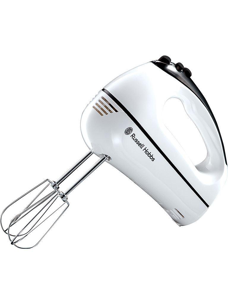Russell Hobbs 18965-56 Aura 3 в 1 миксер18965-56 Aura 3 в 1 миксер Russell Hobbs 18965-56 Aura 3 в 1 миксер18965-56 Aura 3 в 1 миксерДумаете приготовить вкусный пирог, но подготовка ингредиентов вам не по душе? С миксером Aura оправдания не принимаются. Он с легкостью смешает, взобьет и подготовит любые ингредиенты для вашей любимой выпечки.Ручной миксер Aura имеет 5 скоростных режимов и режим турбо. Все необходимые аксессуары (крюки для теста, венчики), выполенные из прочного хрома, подойдет для решения практически любой кулинарной задачи.Ручной миксер Aura с легкостью размещается на собственном основании, а белый корпус с черными акцентами сделает его подходящим под любой кухонный интерьер. Кроме того, в комплекте есть специальный чехол для хранения насадок.
