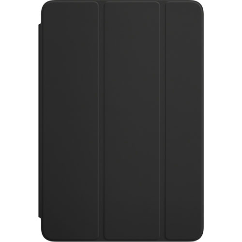 Apple Smart Cover чехол для iPad mini 3, BlackMGNC2ZM/A Apple Smart Cover чехол для iPad mini 3, BlackMGNC2ZM/AApple Smart Cover - стильный чехол, который надежно защитит переднюю панель вашего iPad mini от царапин, пыли и грязи.Чехол Smart Cover изготовлен из полиуретана и доступен в нескольких изысканных цветах. Его мягкая подкладка из микрофибры помогает поддерживать экран в чистоте. При открытии чехла iPad mini с дисплеем Retina автоматически выходит из режима сна, а при закрытии моментально возвращается в режим сна.Продуманная конструкция чехла позволяет сложить его и превратить в идеальную подставку для общения в FaceTime и просмотра фильмов. Чехол Smart Cover также может служить подставкой для набора текста. Сложите его, чтобы установить iPad mini под удобным углом наклона.