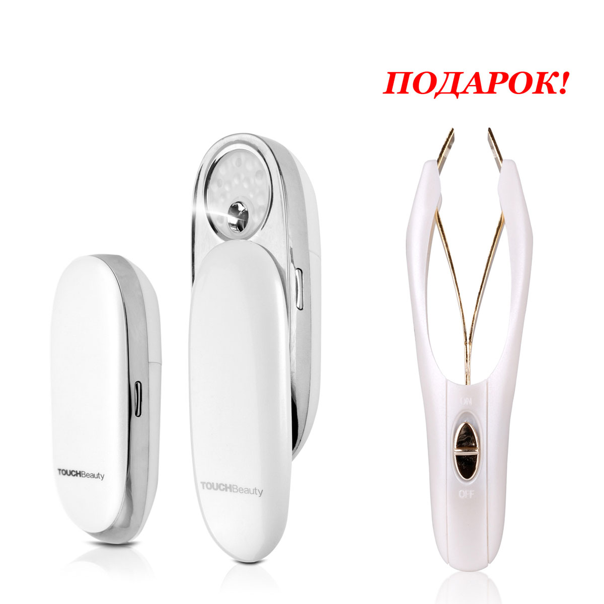 Прибор для увлажнения кожи Touchbeauty AS-1185 + ПОДАРОК Пинцет с подсветкой Touchbeauty AS-1058AS-1185 Прибор для увлажнения кожи Touchbeauty AS-1185 + ПОДАРОК Пинцет с подсветкой Touchbeauty AS-1058AS-1185Увлажнитель-спрей для лица Touchbeauty AS-1185. Имеет нано-ионную технологию распыления. Прибор имеет компактный размер - идеален для путешествий, в транспорте и для офиса. Встроенная функция фототерапии для тонизирования кожи.