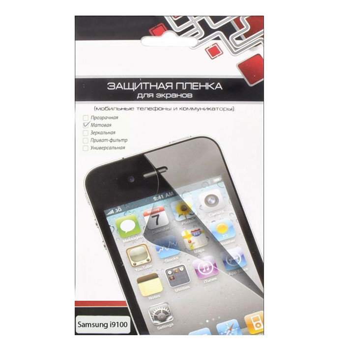 Liberty Project защитная пленка для Samsung i9100, матоваяCD018964 Liberty Project защитная пленка для Samsung i9100, матоваяCD018964Защитная пленка Liberty Project предназначена для защиты поверхности экрана Samsung i9100, а также частей корпуса цифрового устройства от царапин, потертостей, отпечатков пальцев и прочих следов механического воздействия. Данная защитная пленка не снижает чувствительности на нажатие. На защитной пленке есть все технологические отверстия. Потребительские свойства и эргономика сенсорного экрана при этом не ухудшаются.